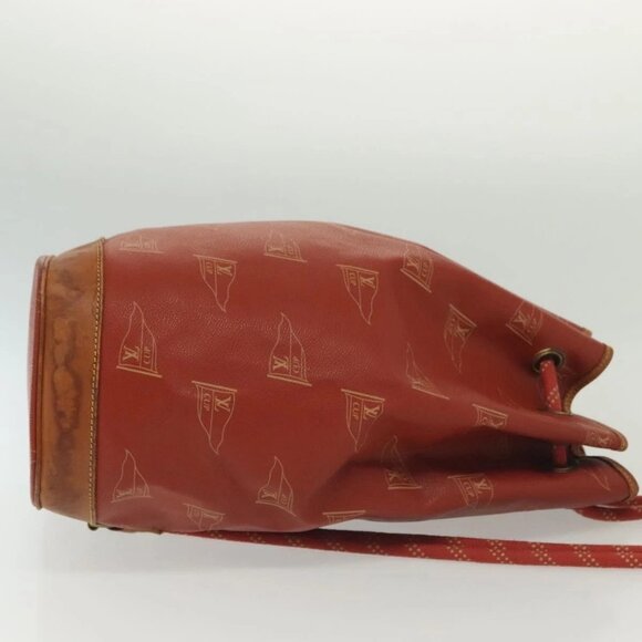 LOUIS VUITTON LV Cup Saint Tropez Shoulder Bag Red M80026 LV Auth 137121 - Picture 6 of 16